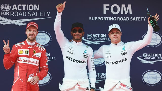 Hamilton and Vettel set up Shanghai showdown with front row positions